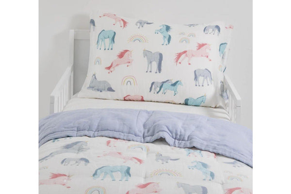 Little Unicorn: Toddler Bedding Set - Unicorns