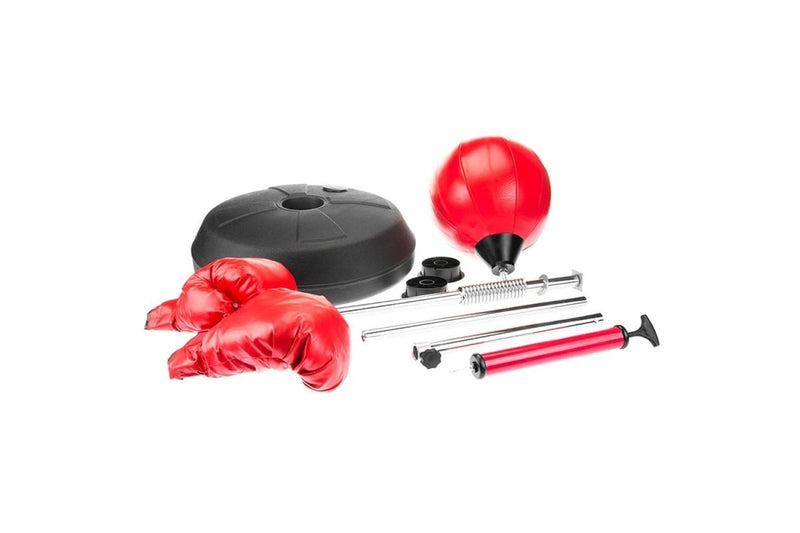 Freestanding Punching Ball Gloves Set