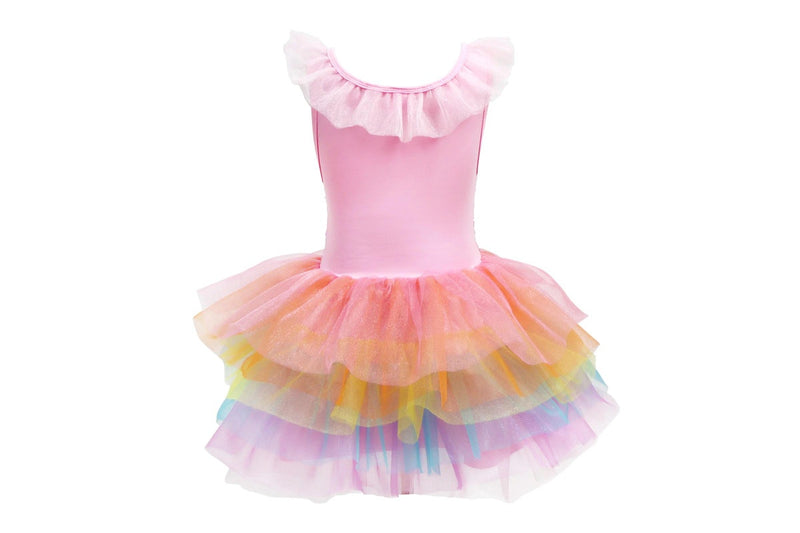 Pink Poppy: Unicorn Dreamer - Multi-layered Rainbow Party Dress (Size 5-6)