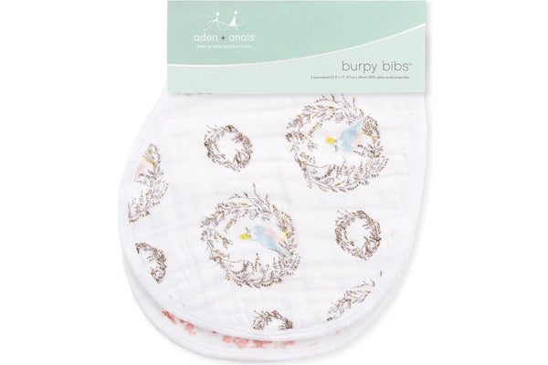 Aden + Anais: Classic Burpy Bib Set - Birdsong (2 Pack)