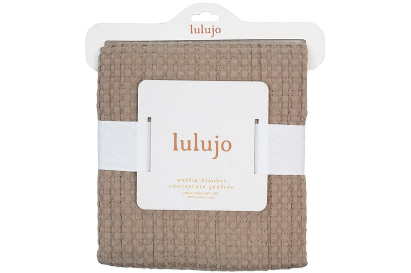 Lulujo: Waffle Blanket - Sand