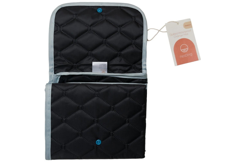 Nestling: Waterproof Quilted Change Mat - Sage