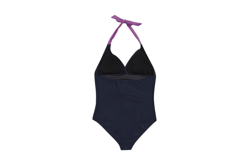 Regatta Womens/Ladies Flavia II Contrast One Piece Swimsuit (Navy/Radiant Orchid) (12 UK)