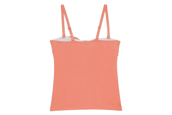 Regatta Womens/Ladies Aceana III Plain Tankini Top (Shell Pink) (12 UK)