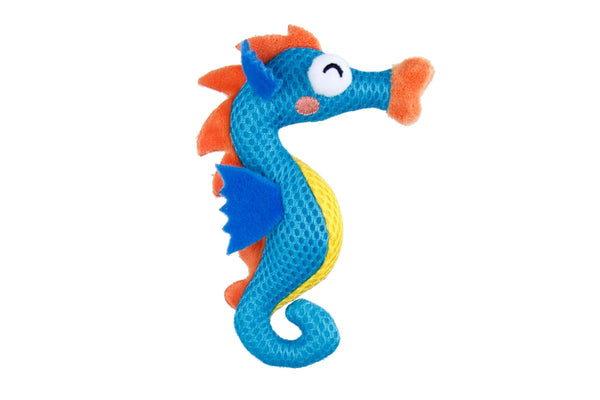 GiGwi: Dental Mesh, Catnip Cat Toy - Seahorse