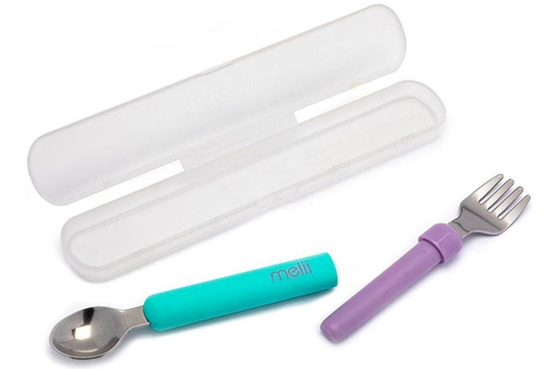 Melii: Spork On the Go - Blue + Purple