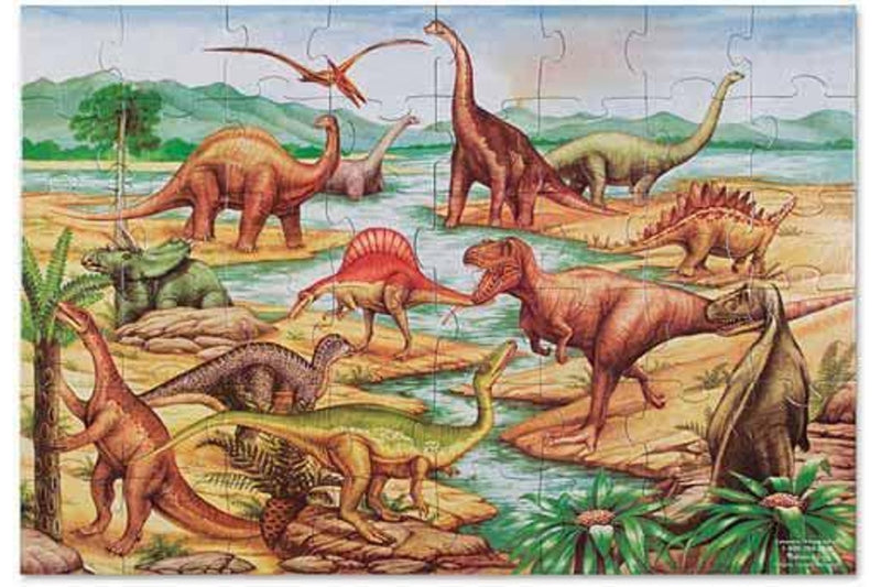 Melissa & Doug: Dinosaur - 48-Piece Floor Puzzle