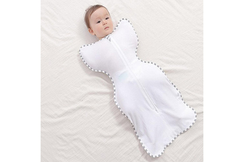 FancyGrab Baby Surrender Sleeping Bag Newborn Swaddle UP Transition Bag White