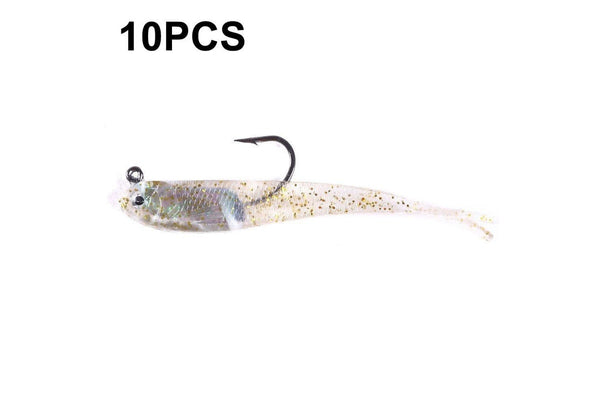 10 Piece 7cm 5g Fork Tail Luya Bait For Sea Fishing