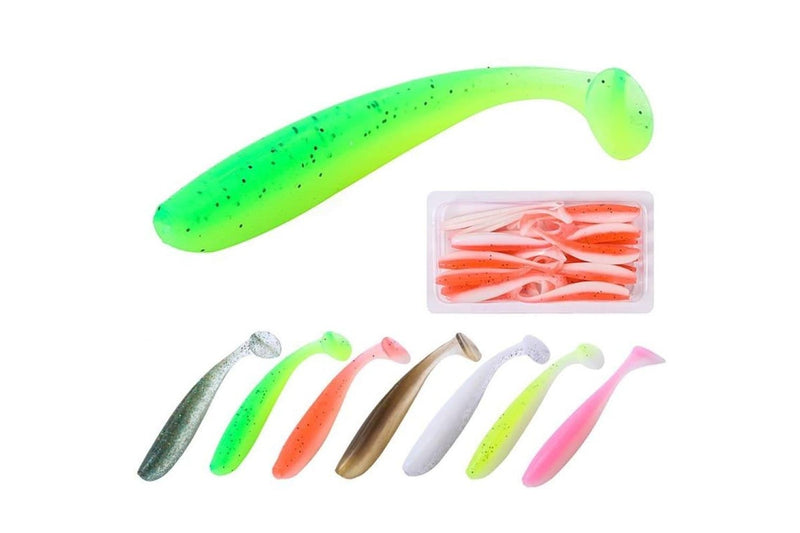 Two Tone t Tail Soft Lures For Bionic Sea Fishing