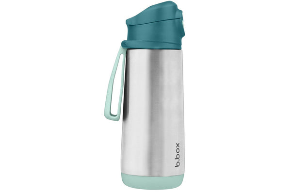 b.box: Insulated Sport Spout Bottle - Emerald Forest (500ml)