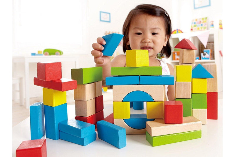 Hape: Maple Wood Blocks Set - 50pc