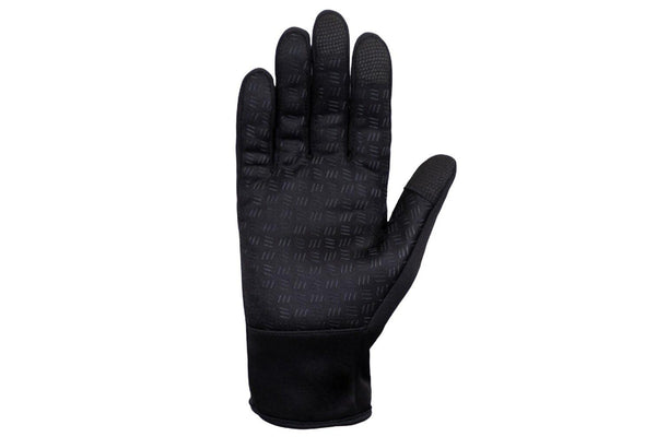 Hy Stalactite Zipped Riding Gloves (Black) (L)