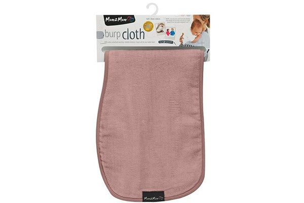 Mum 2 Mum: Burp Cloth - Dusty Pink (24x65cm)