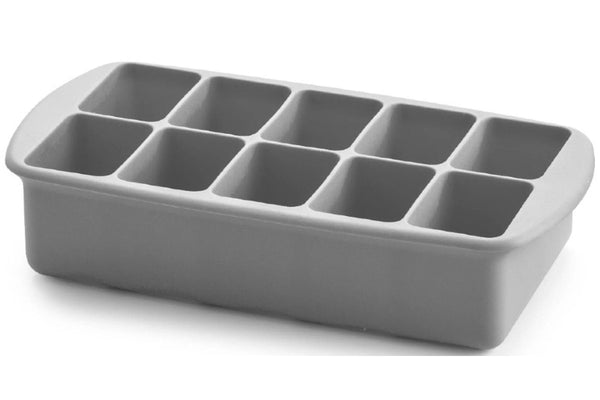 Melii: Silicone Baby Food Freezer Tray with Lid - Grey