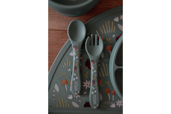 Sassi: Silicone Cutlery Set - Crunchy the Fox