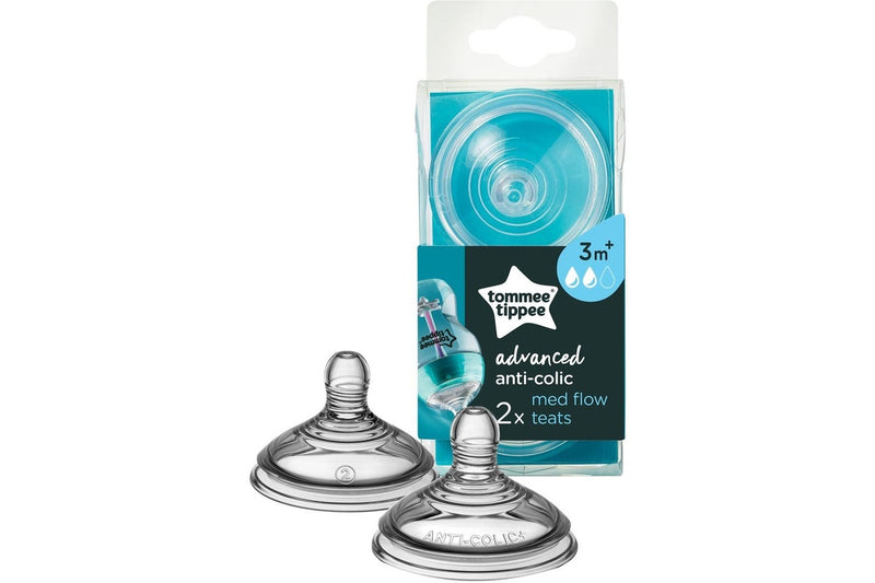 Tommee Tippee: Advance Anti-Colic Teats - Med Flow (2 Pack)