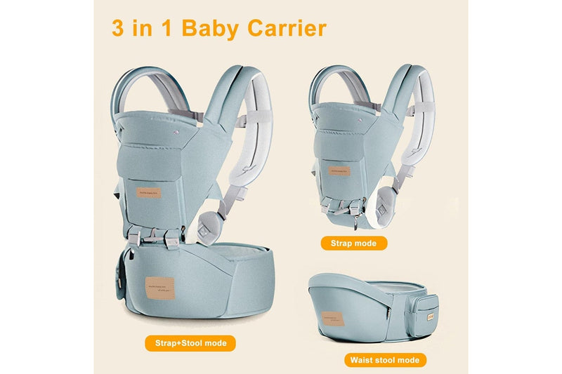 Baby Carrier 3-in-1 Wrap Hip Seat Sling 0-36 Months