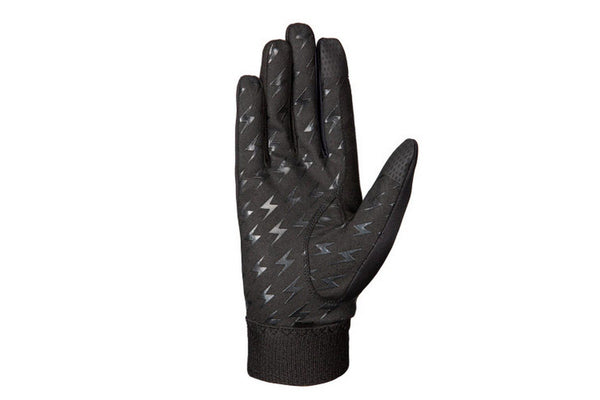 Hy Unisex Adult Silva Flash Riding Gloves (Black/Silver Reflective) (XL)