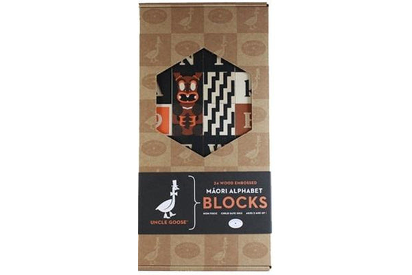 Uncle Goose - Maori Alphabet Block Set