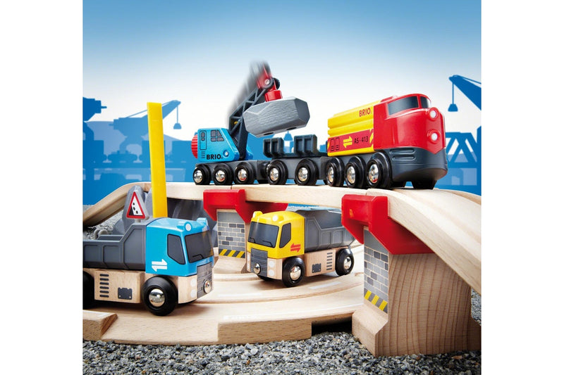 Brio: Railway - Rail & Road Loading Set