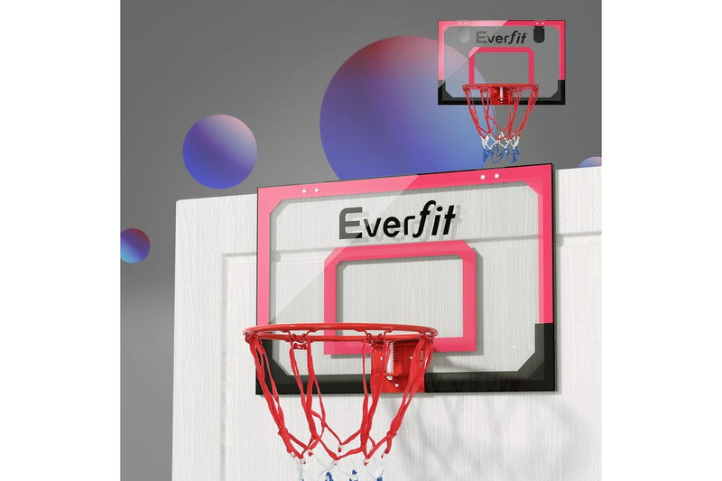 Everfit 23 Inch Kids Mini Basketball Hoop Red