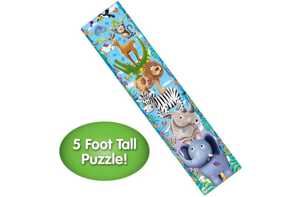 The Learning Journey: Long and Tall Puzzles - Big to Small Animals