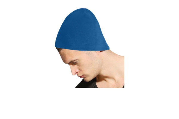 Yupoong Flexfit Unisex Heavyweight Standard Beanie Winter Hat (Classic Blue) (One Size)