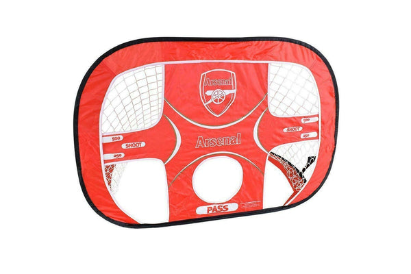 Arsenal FC 2 in 1 Pop Up Football Goal (Red/White) (One Size)