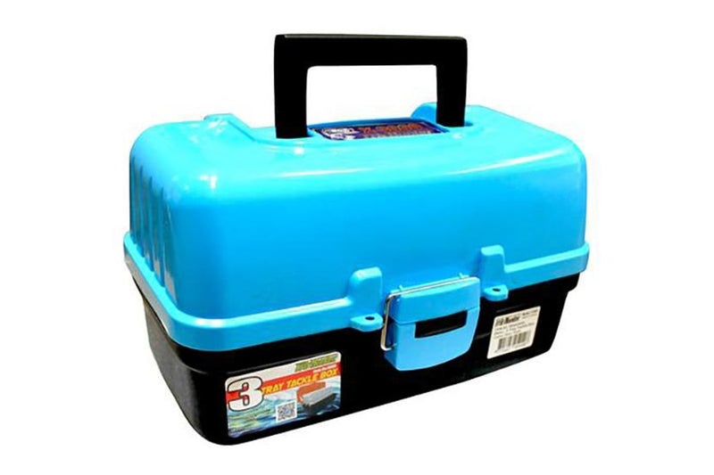 Pro Hunter Three Tray Tackle Box - Blue