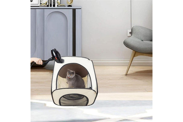 Portable & Foldable Pet Dry Room- Brown