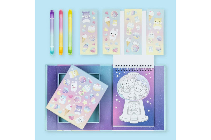 Tiger Tribe: Kawaii Cafe - Pastel Colouring Set