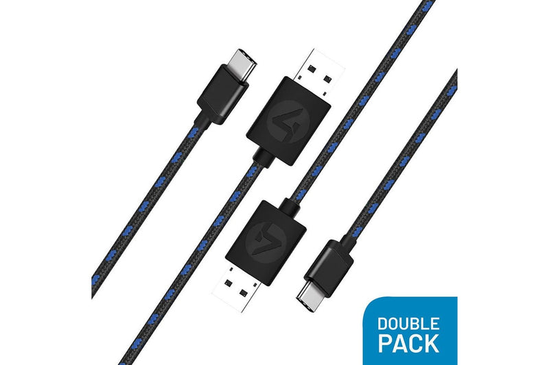 4Gamers PS5 Play & Charge Cable Twin Pack (3m)