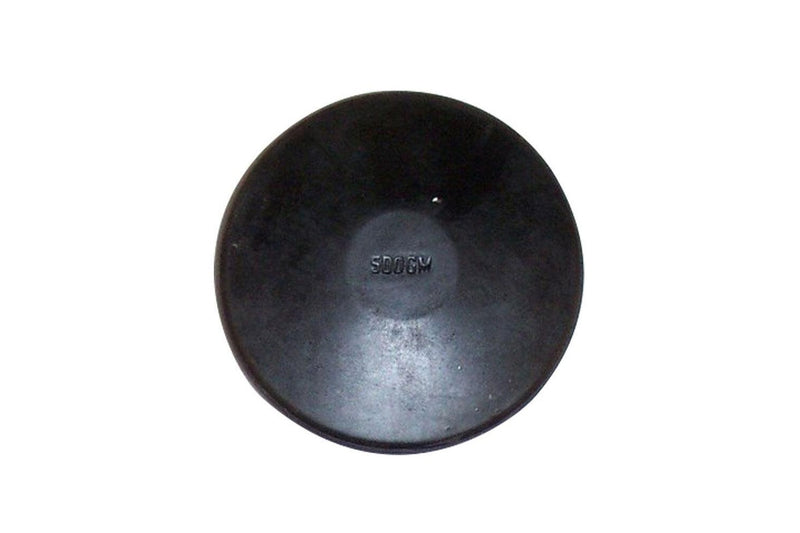 2x Regent 500mg Rubber Discus Track & Field Training Equipment Throw Disk Black