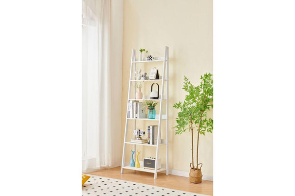 Fraser Country 6 Tier Ladder Shelf - White