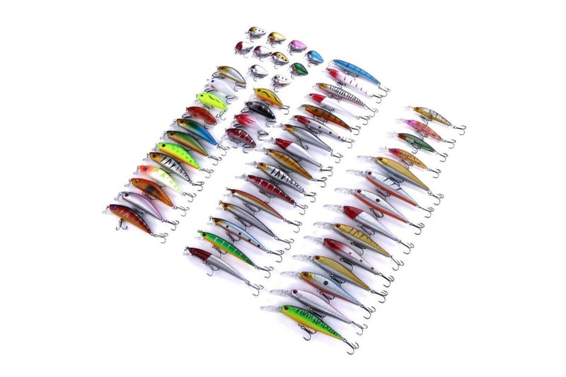 56 Piece Sequin Set For Fresh Sea Bass Fishing 3 10cm Length Bagged