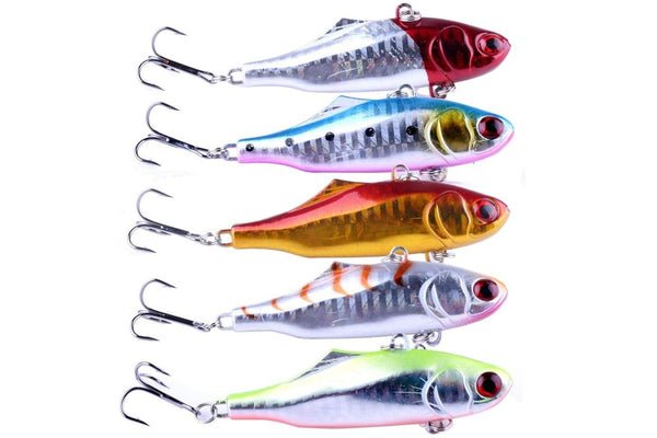 5 Piece 7cm 24g Hard Plastic Fishing Lures Set