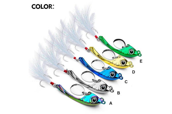 Long Casting Fishing Lures With Sequins And Vib Micro Tremor 13g