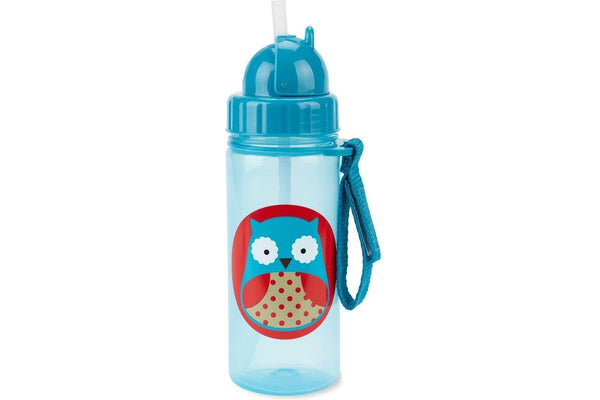 Skip Hop: Zoo PP Straw Bottle - Owl (390ml)