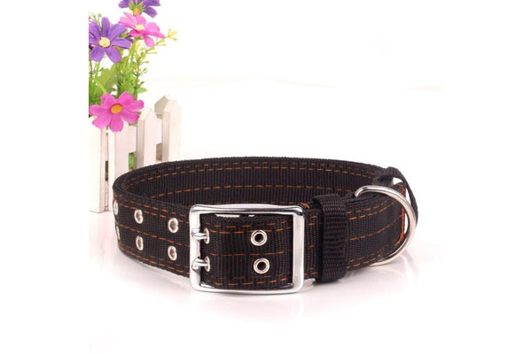 4 Layer Thicken Nylon Double Breasted Dog Collar