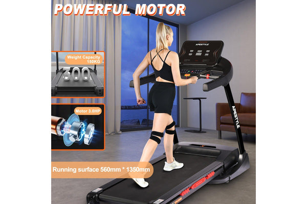 Ape Style FX2800 Home Gym Fitness Foldable Treadmill