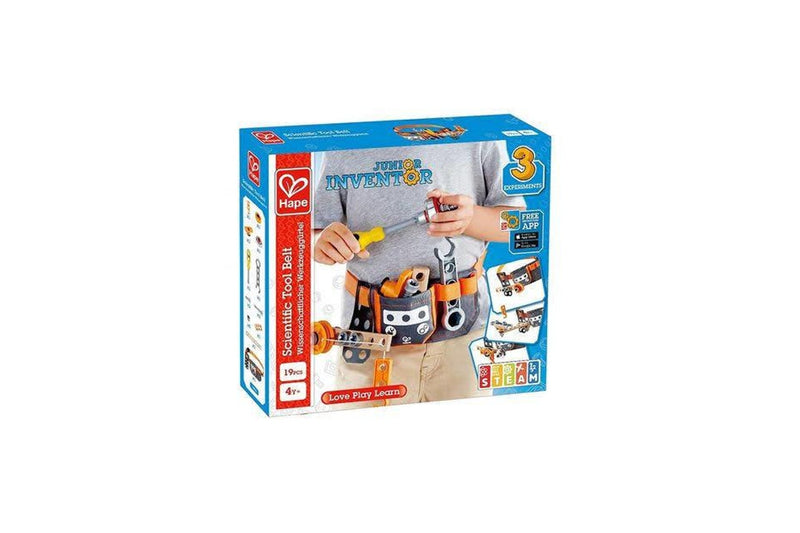 Hape: Junior Inventor Tool Belt - Construction Playset