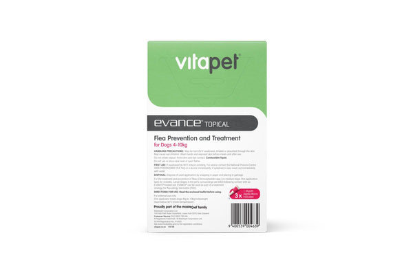 Vitapet: Evance for Dogs 4-10kg (3 Pack)