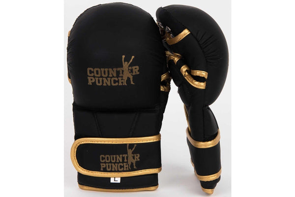 Counterpunch MMA Premium Leather Shooter Gloves - M