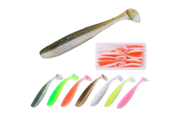 Two Colour t Tail Soft Lures For Bionic Sea Fishing