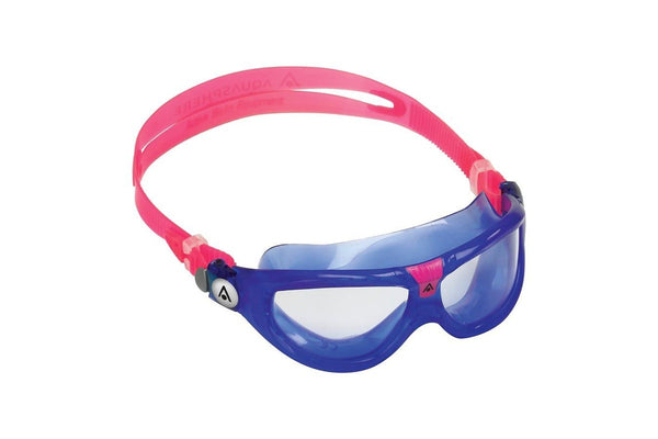 Aquasphere Childrens/Kids Seal 2 2024 Swimming Goggles (Blue/Pink/Clear) (One Size)