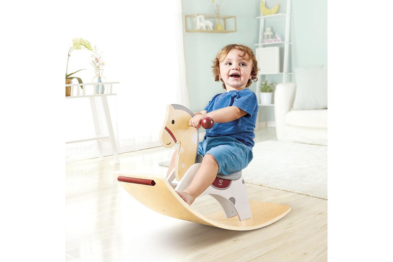 Hape: 2-in-1 Rocking Horse - White