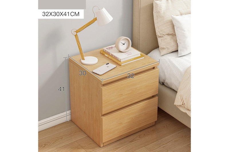 Bedside Table with Drawers