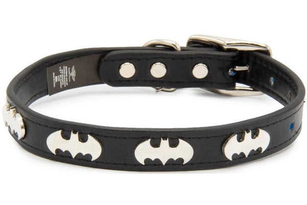 DC Comics: Batman Vegan Leather Dog Collar - X-Small (0.97cm Wide)