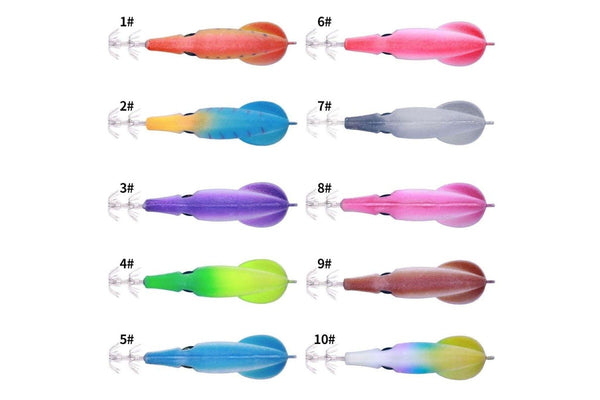 9.5cm 6g Squid Steel Shrimp Bionic Sea Fishing Lures